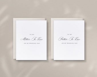 To My Mother-In-Law and Father-In-Law On My Wedding Day, Family Cards