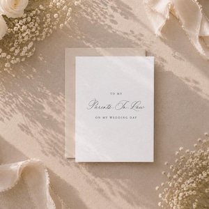 Parents-In-Law Wedding Day Card