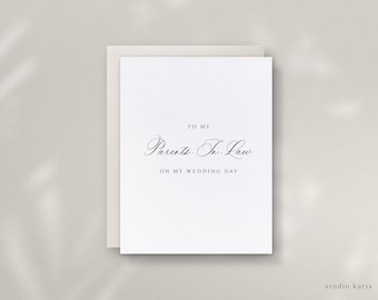 Parents-In-Law Wedding Day Card
