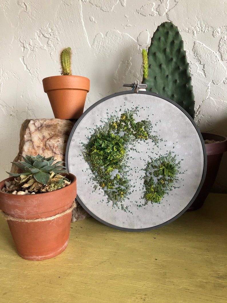 Moss Embroidery Hoop image 0