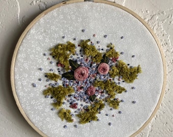 Floral Embroidery Hoop