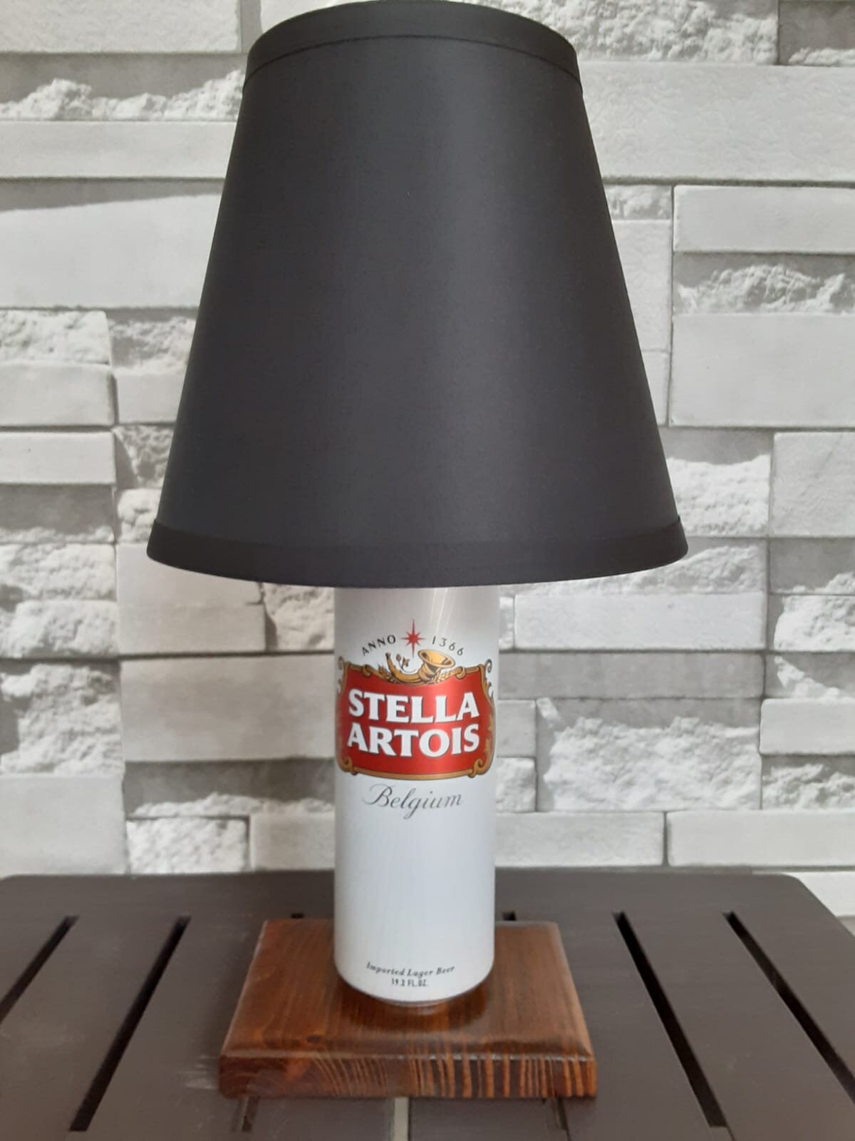 Beer Can Table Lamp Upcycled Beer Can Perfect Gift for the Etsy