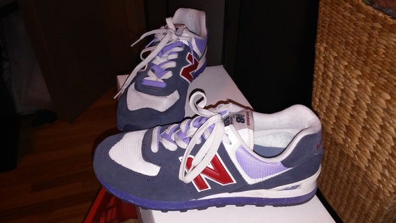 new balance 574 navy purple