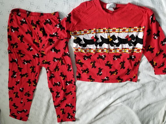 scottie dog pajamas womens