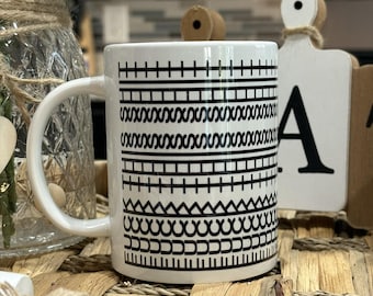 F**k This Sh** Hidden Message Coffee Mug: Funny Coworker Gift, Minimalist 15oz Ceramic