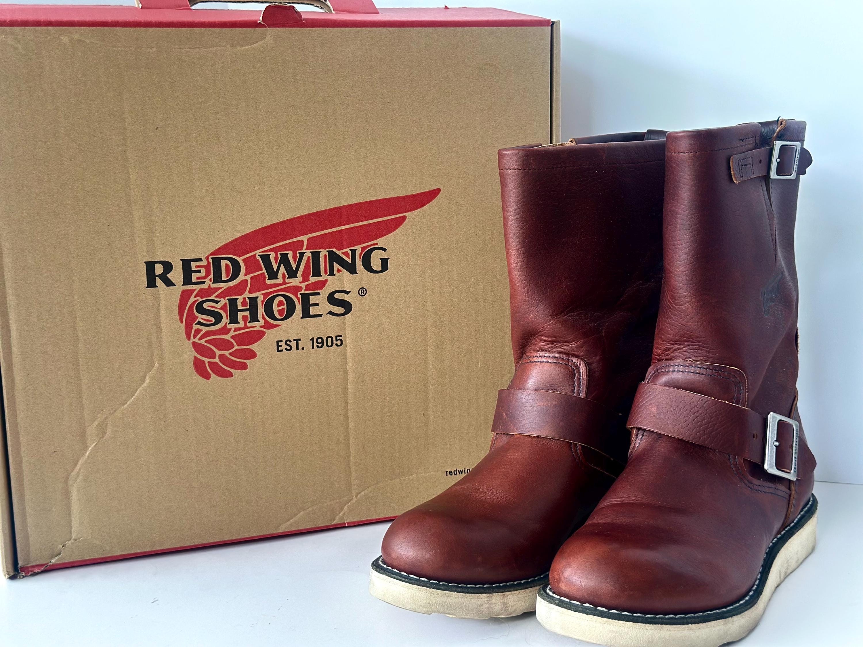 Vintage Red Wing 2970 Engineer Boots Men's Size 6D “briar