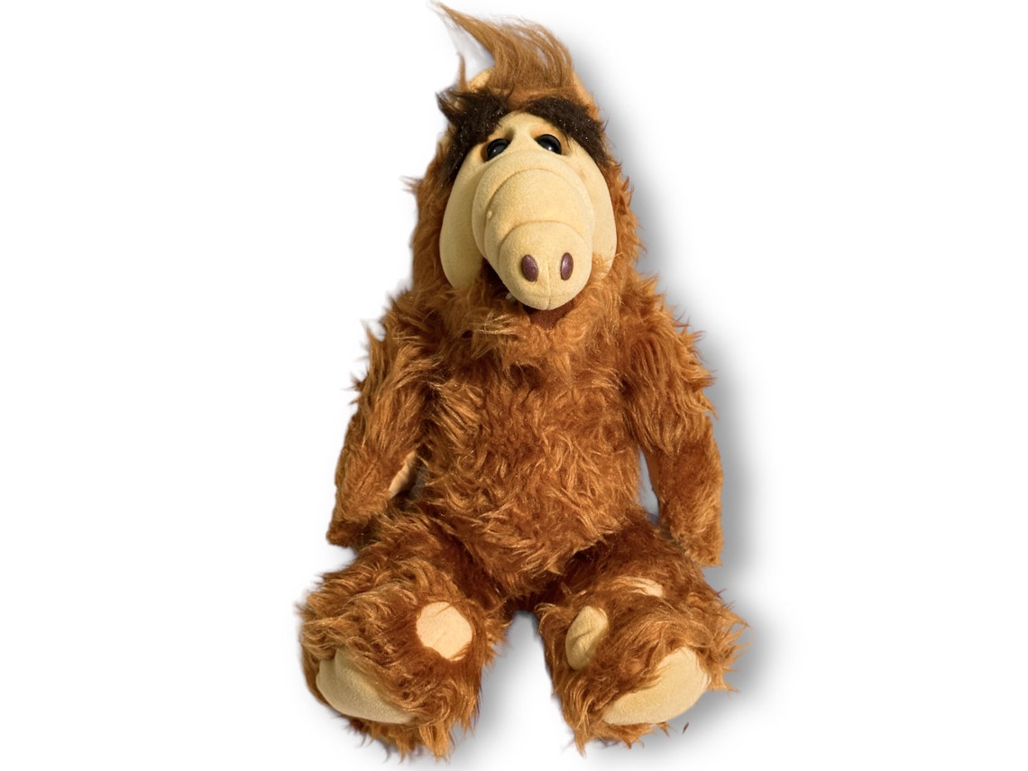 1986 ALF Plush Doll 18 Tall by Coleco Alien Productions Etsy