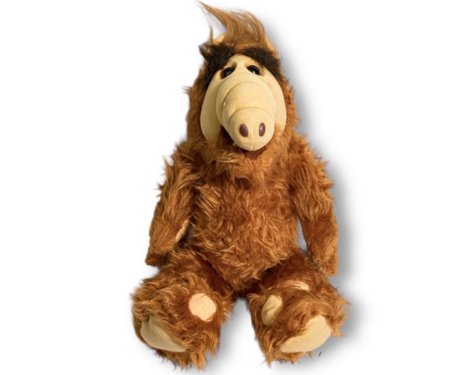 1986 ALF Plush Doll 18 Tall by Coleco Alien Productions, Retro Alf