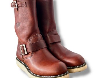 Vintage Red Wing 2970 Engineer Boots Men's Size 6D “briar
