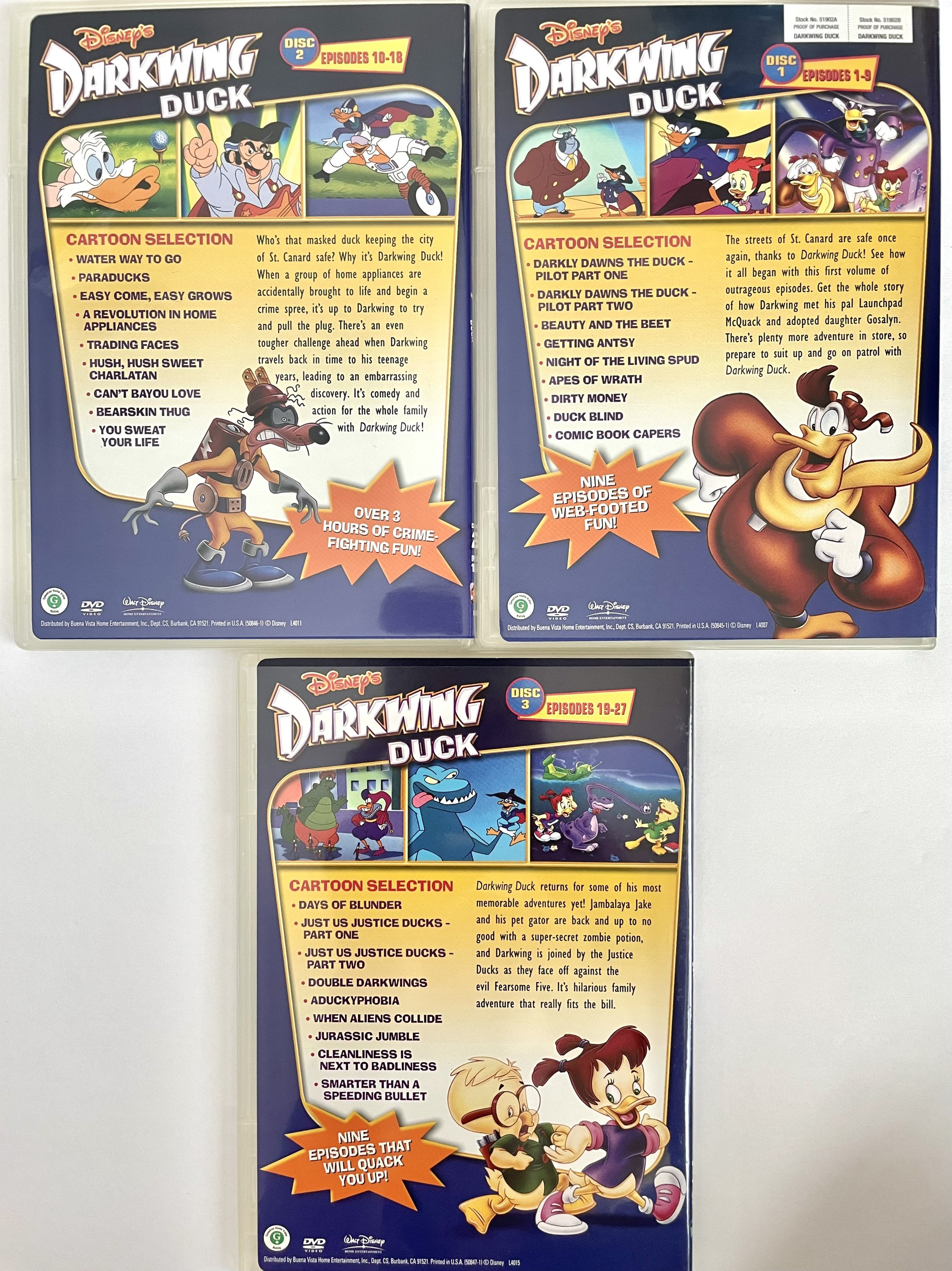 Disneys Darkwing Duck: Volumes 1 2 Complete Series DVD -  Portugal