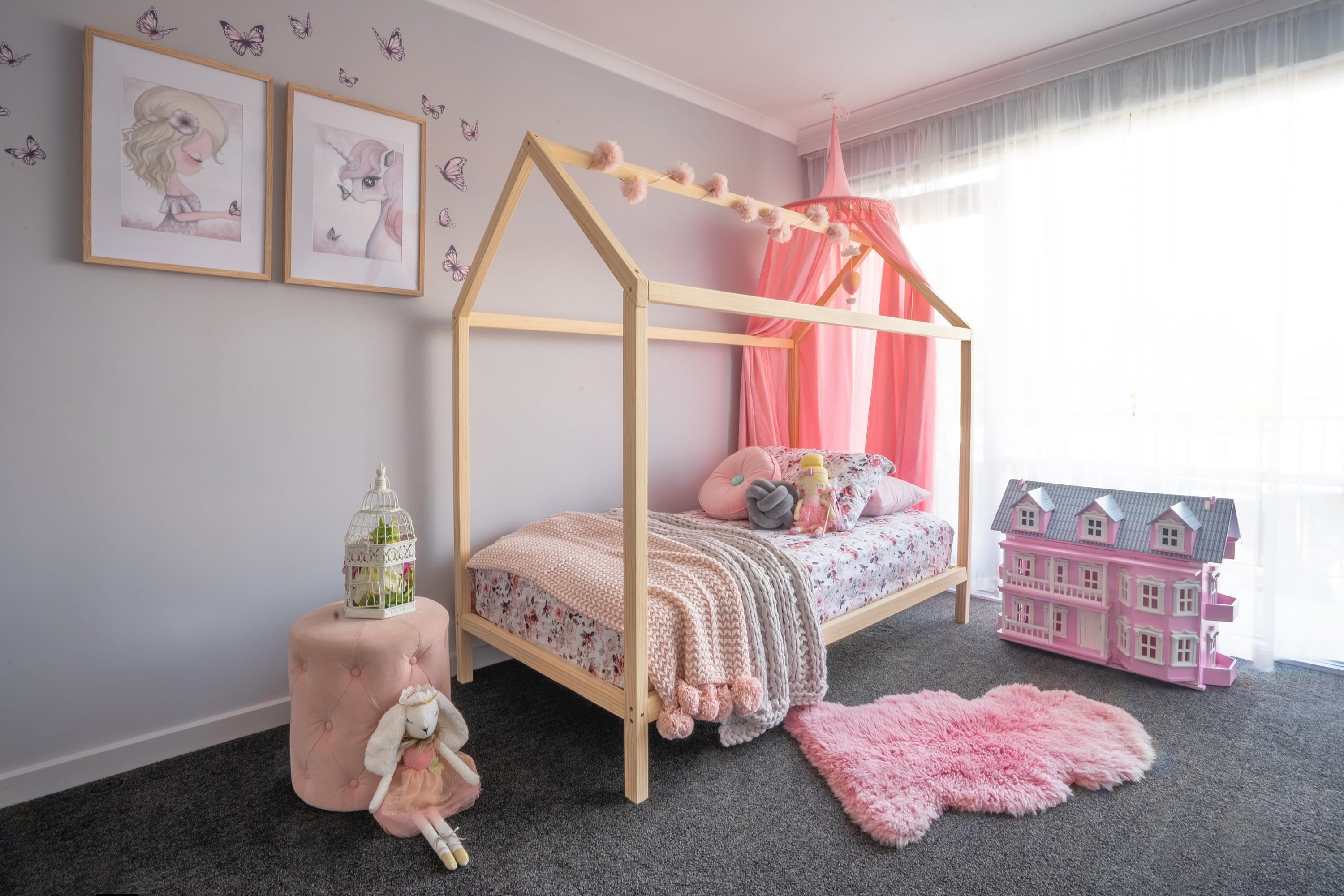 kids king single bed frame