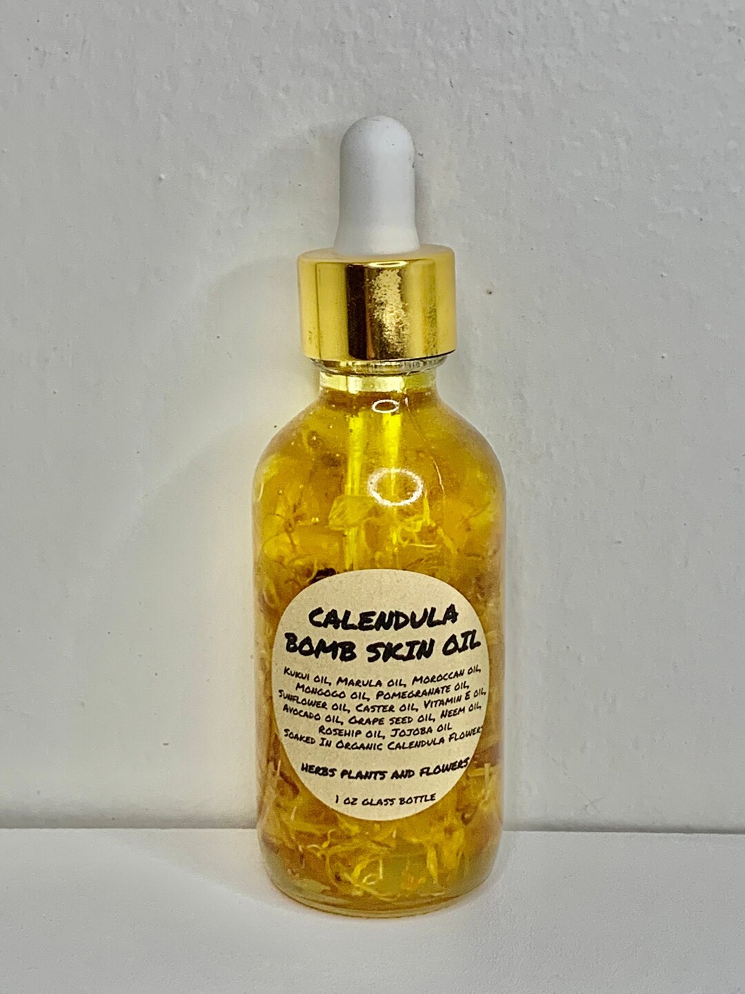CALENDULA BOMB Skin Oil Eczema Dry Skin Diaper Rash Acne Etsy