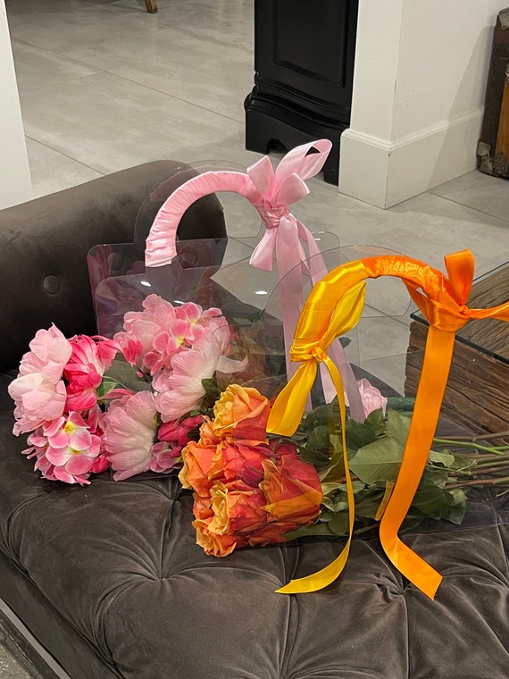 1pc Synthetic Flower Bouquet, Comes With Storage Bag, Carrier Bag, Frame  Paper Box For Bouquet Packaging, Flower Arrangement, Festival Gift Box,  Gifts, Soap Flowers
