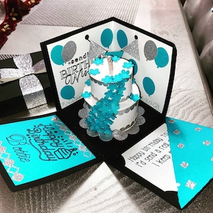 Geburtstagsbox | Überraschungs-Geburtstags-Box | Luxus Geburtstagskarte | Geburtstag Box | Geburtstagstelegramm | Geburtstagsgeschenk | Geburtstagskarte