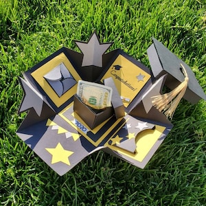Graduation Explosion Gift Box | Graduation Gift | Graduation Keepsake ...