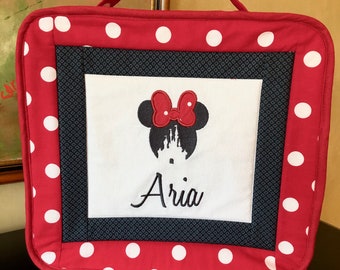 Mouse Ear Organization and Storage Bag - Disney Travel Bag - Cosmetic Bag