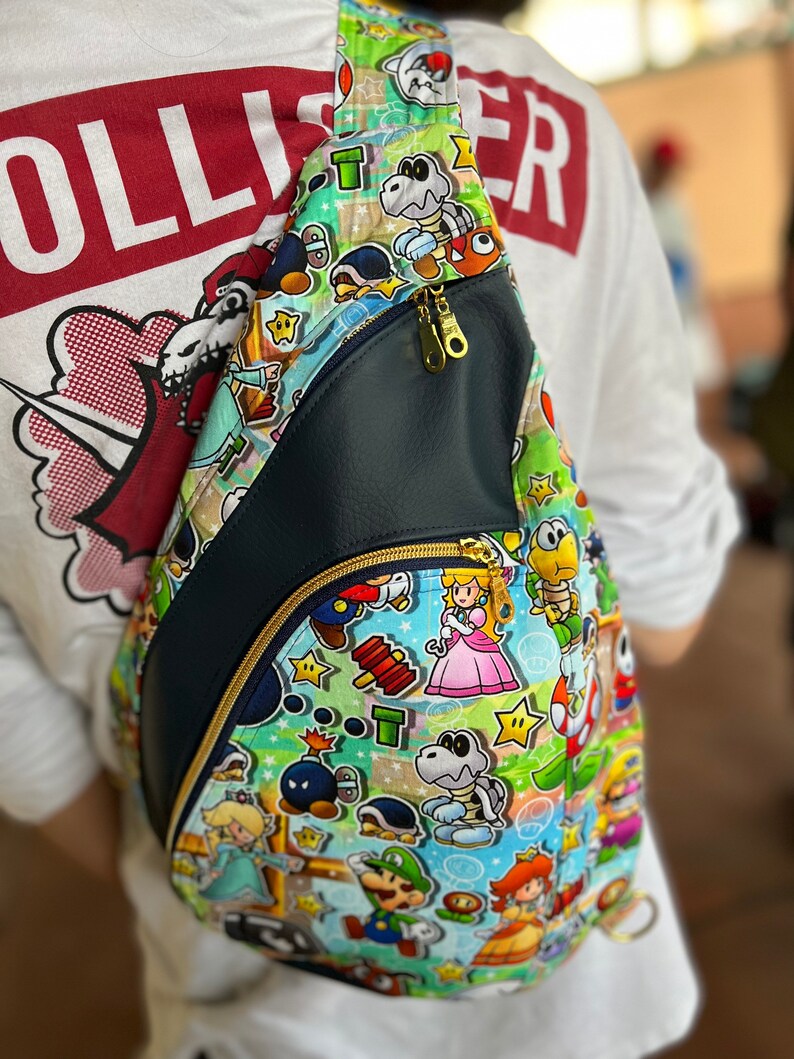 Custom Sling Backpack Etsy