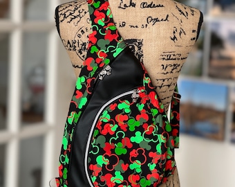 Christmas Color Sling Bag/Backpack
