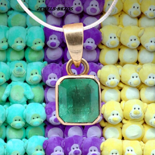 Emerald Necklace Etsy