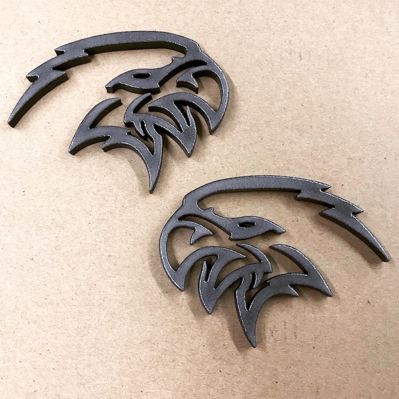 Trackhawk Side Emblems Set 2 Matte Black or Glossy Finish Etsy