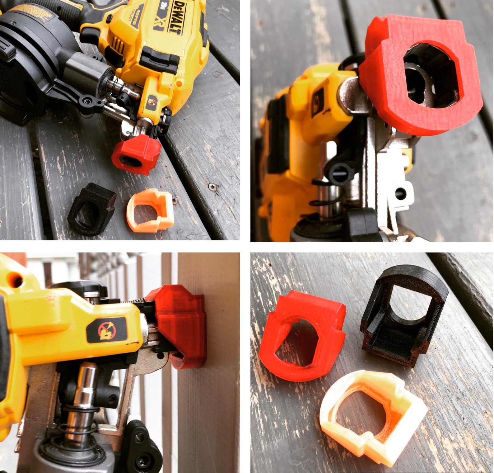 Vinyl Siding Nailer Tip Adapter For DeWalt Roofing Nailer - 45RN-VSA Kit 2 Pack