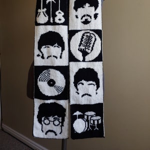 Beatles Double Knit Scarf Pattern