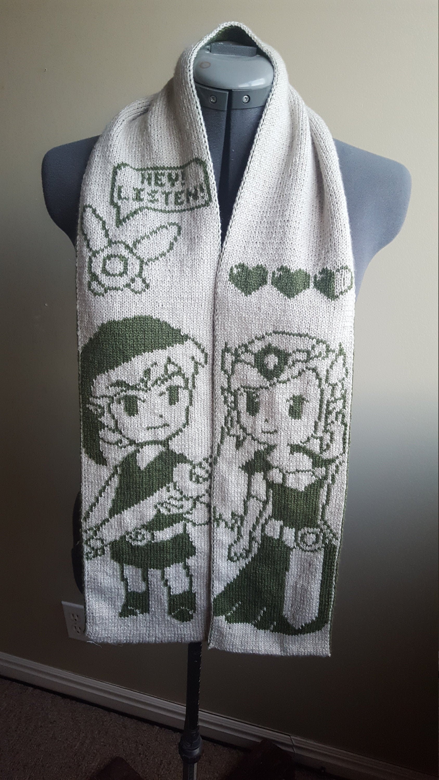 Zelda Double Knit Scarf Pattern - Etsy