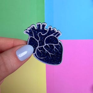 Heart Nurse Badge Reel, Acrylic Badge Reel, Cute Badge Reel, ID Badge Holder, Removable Acrylic Badge Reel