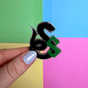 Wizard Snake Nurse Badge Reel, Acrylic Badge Reel, Cute Badge Reel, ID Badge Holder, Removable Acrylic Badge Reel