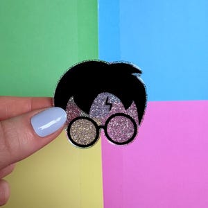 Wizard Boy Nurse Badge Reel, Acrylic Badge Reel, Cute Badge Reel, ID Badge Holder, Removable Acrylic Badge Reel
