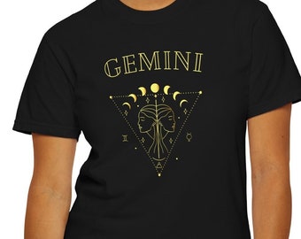 Gemini Tee, Horoscope, Zodiac Unisex T-shirt