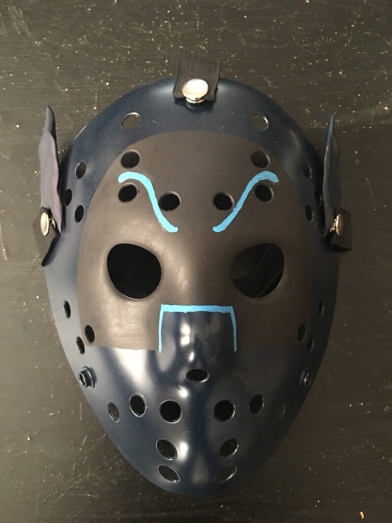 Batman /'66 hand-painted mashup Jason hockey mask