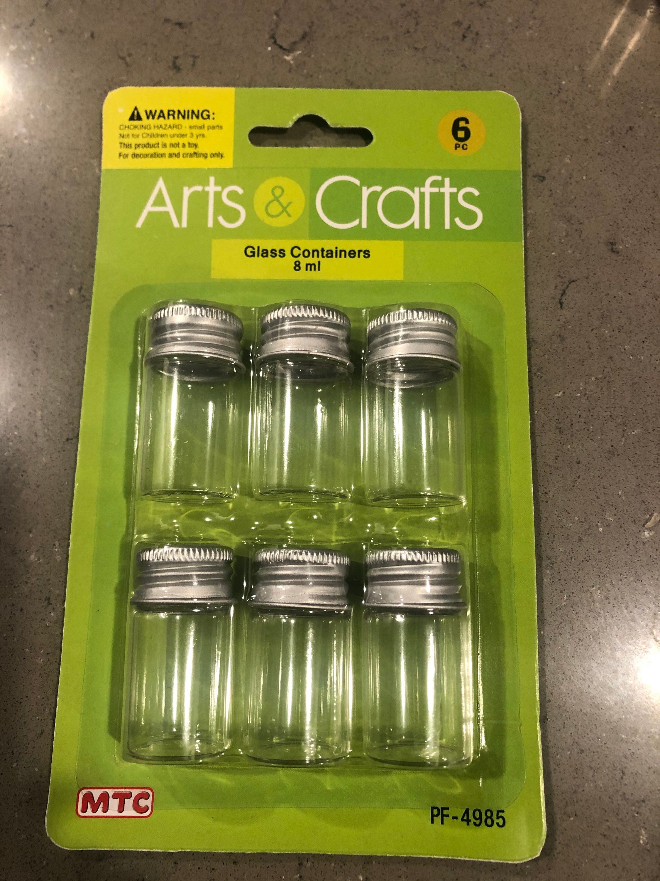 Glass containers 8 ml Pack of 6 Etsy