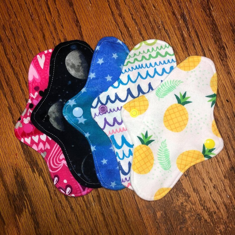 7.5 Inch Panty Liners Reusable Panty Liners Washable Etsy