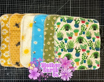 Paquete de 12 toallas de papel reutilizables // Toallas sin papel // Toalla de papel de tela // Toalla de papel reutilizable // Toalla de papel lavable // Toalla de cocina