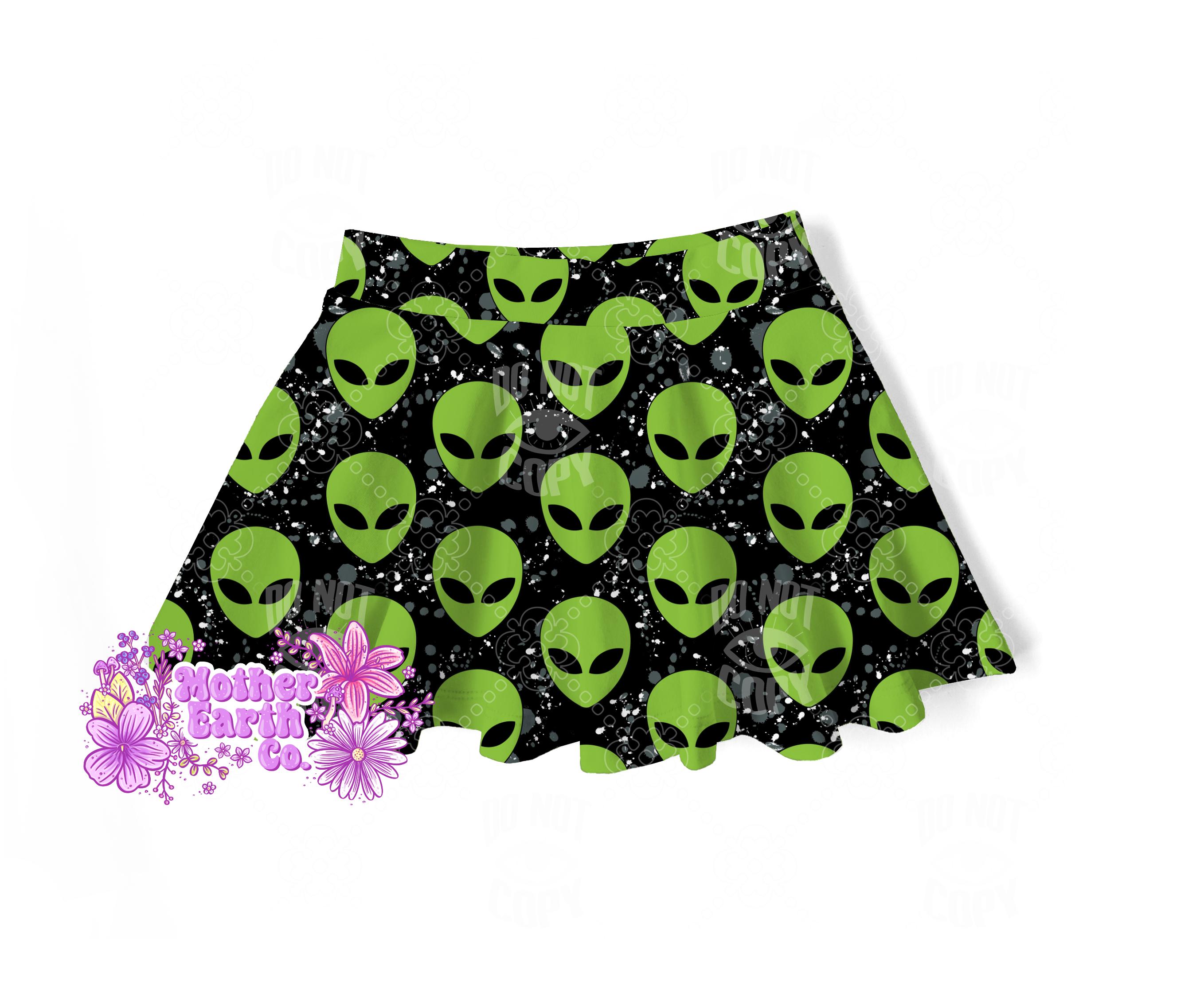 Jupe Noire Planète - Taille 16, Longueur Genou, Matière Polyester, Style évasé, Occasion Très Bon état