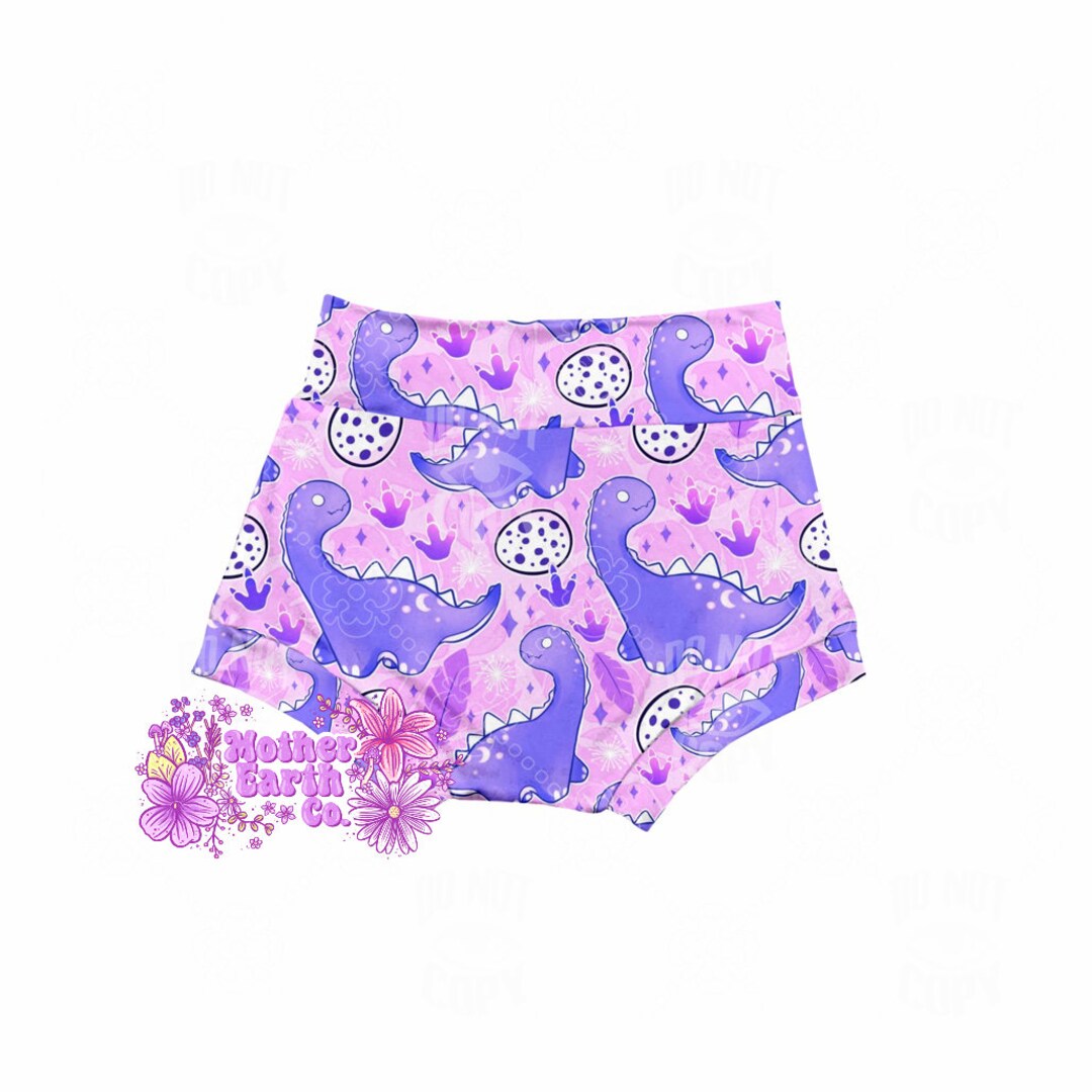 Girls Dinos Pink Flutter Sleeve Shorts Set by Bestaroo