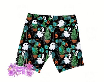 Ghost Plant Women’s Biker Shorts || Women’s || Yoga || Gym || Ghost || Garden || Plants