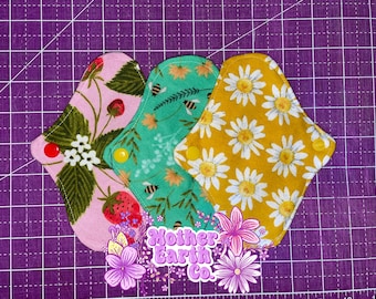 6 inch inlegkruisjes || Herbruikbare inlegkruisjes || Wasbare inlegkruisjes || Doek || Herbruikbaar || Milieuvriendelijk || 100% katoenen flanel