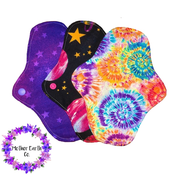 8 Inch Cloth Pads || Reusable Pads || Menstrual Pads || Mama Cloth || Washable Pad || Eco-Friendly || Pads