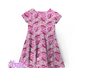 Valentines Mushroom Dress || Baby || Toddler || Kid || Child || Pink || Hearts || Valentines Day || Girly || Outfit || Dress || Mushrooms
