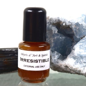 IRRESISTIBLE OIL Full/New Moon-Handblended-Herbal Oil-All Natural-Spell
