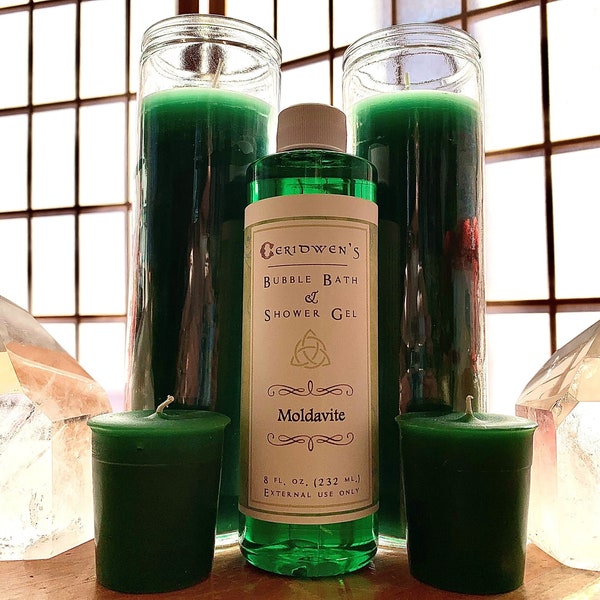 MOLDAVITE Bubble Bath and Shower Gel