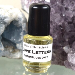 LOVE LETTERS OIL Full/New Moon-Handblended-Herbal Oil-All Natural-Spell