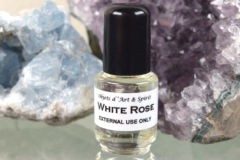 WHITE ROSE OIL Full/new Moonhandblendedherbal Oilall Etsy