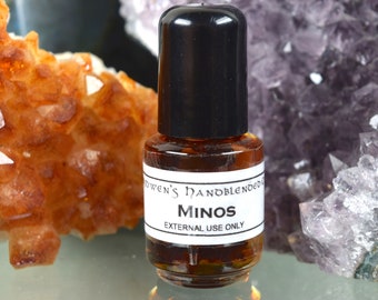 MINOS OIL Full/New Moon-Handblended-Herbal Oil-All Natural-Spell
