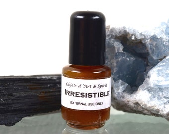 IRRESISTIBLE OIL Full/New Moon-Handblended-Herbal Oil-All Natural-Spell