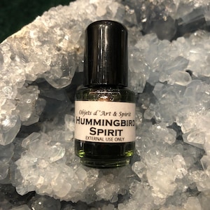 HUMMINGBIRD SPIRIT OIL Full/New Moon-Handblended-Herbal Oil-All Natural-Spell