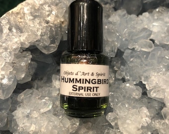 HUMMINGBIRD SPIRIT OIL Full/New Moon-Handblended-Herbal Oil-All Natural-Spell