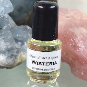 WISTERIA OIL Full/New Moon-Handblended-Herbal Oil-All Natural-Spell